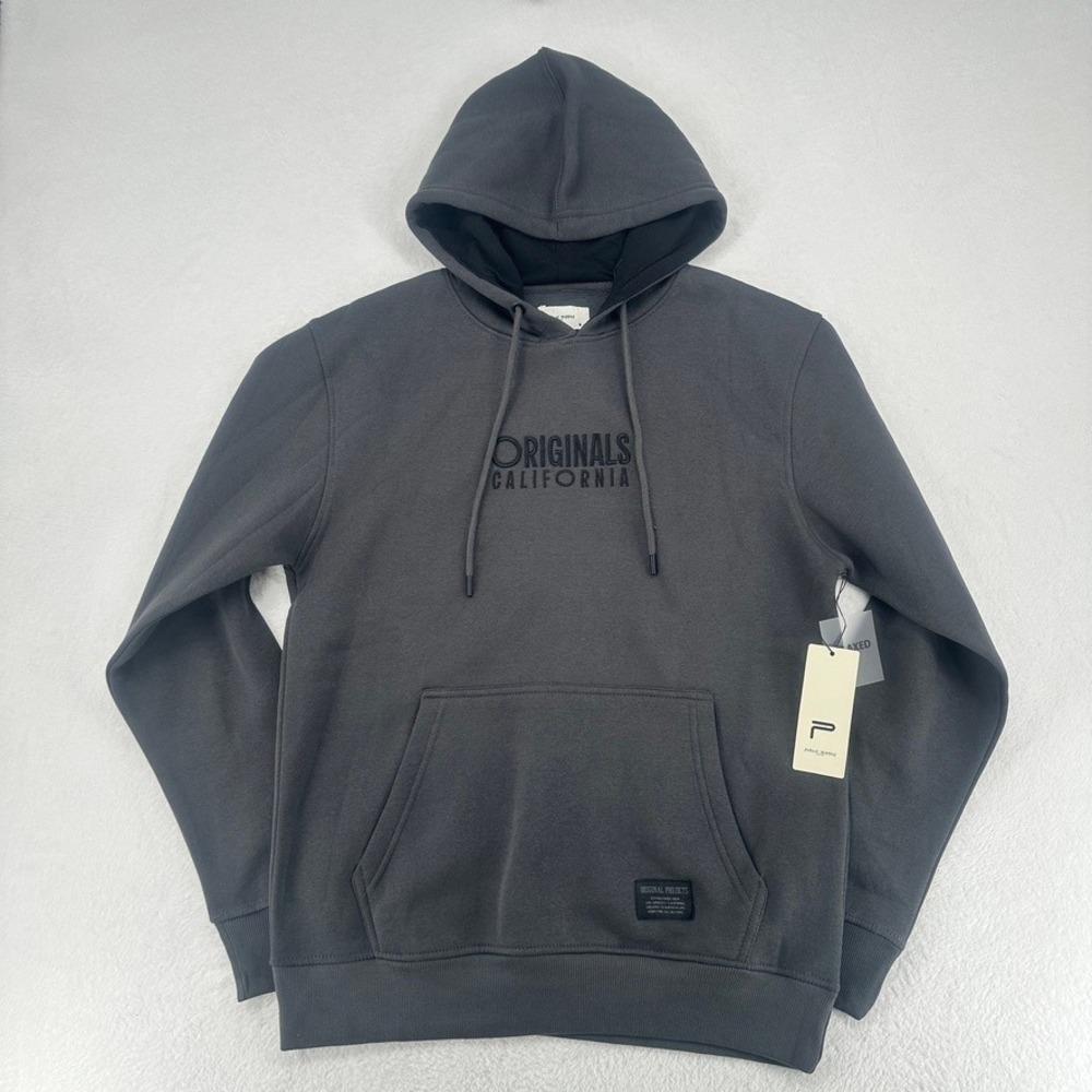 Public Supply‎ Originals California Mens Pullover Hoodie Gray Medium NWT